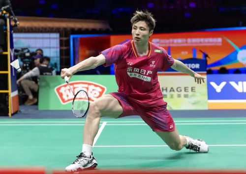 श्यी युछी ने बैडमिंटन एशिया चैंपियनशिप में पुरुष एकल का स्वर्ण पदक जीता