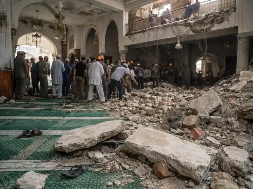 Jaipur Mosque Balcony Collapse During Friday Prayers: Over 12 Injured