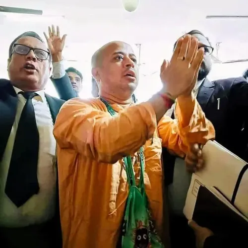 Bangladesh Court Denies Bail for ISKCON Priest Chinmoy Krishna Das