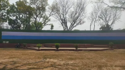 Bangladesh: Mural at Liberation War Memorial Veiled During Independence Day Observance