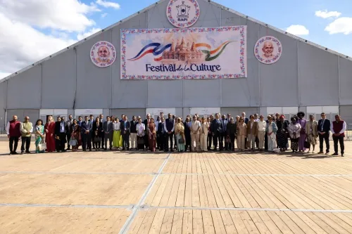 BAPS Paris Mandir welcomes diplomats from 43 nations for Indo-French Cultural Day