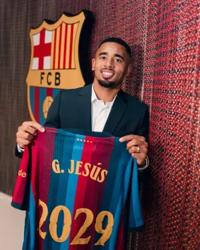Barcelona sign Gabriel Jesus from Arsenal; Aston Villa land Mbaye and Harwood-Bellis