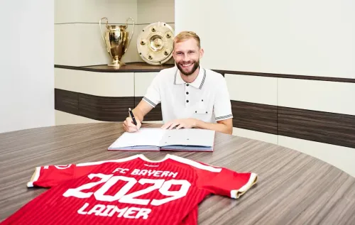 Konrad Laimer signs Bayern Munich contract extension through 2029