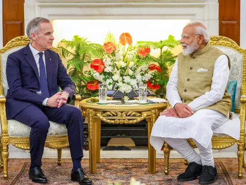 New Delhi: PM Modi and Canadian Prime Minister Mark Carney engage in bilateral discussions