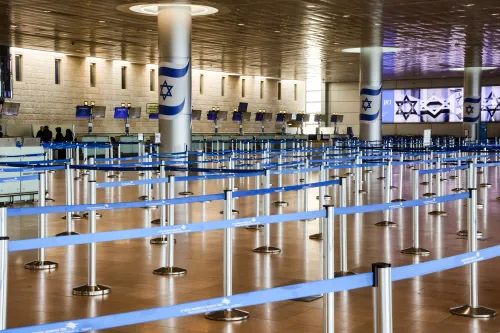 Tel Aviv: Airport Views Amid Closed Airspace