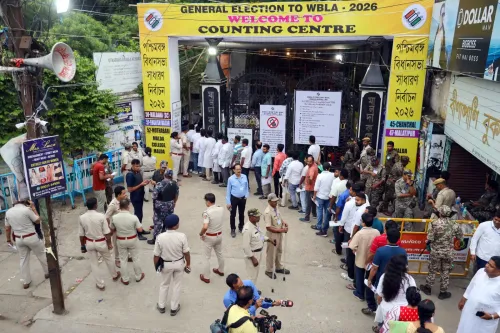 Bengal polls 2026: BJP leads TMC 90-82 in early counting trends