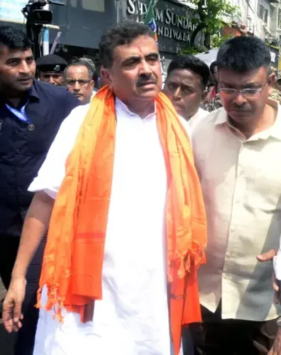 Suvendu Adhikari Files Nomination for Nandigram: A Key Political Battle in West Bengal