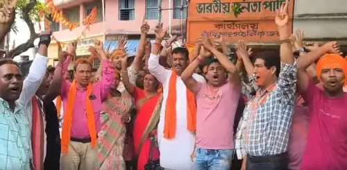 West Bengal election results: BJP leads in 193 seats, eyes absolute majority