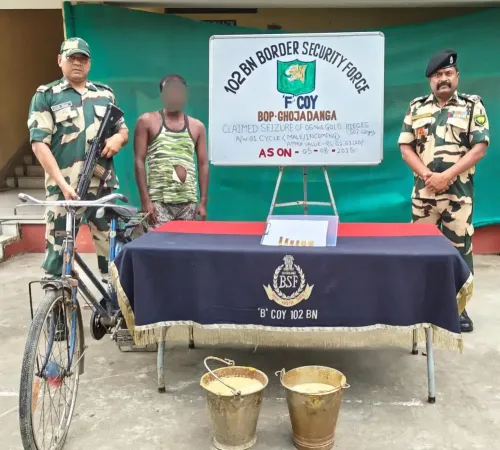 Who was the Smuggler Arrested Along the Indo-Bangladesh Border with Gold Valued at Rs 62.68 Lakh?