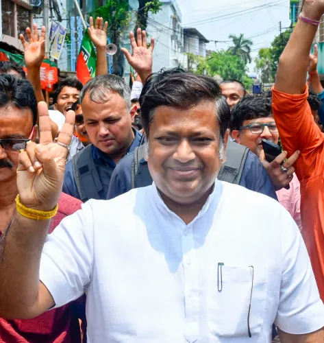 BJP's Suvendu Adhikari sworn in as West Bengal CM; Majumdar vows 'Sonar Bangla'