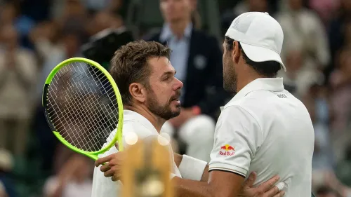 Berrettini edges past Wawrinka in 4-hour Wimbledon epic to end a legend's farewell