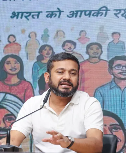 कन्हैया कुमार का AICC दफ़्तर में मीडिया संबोधन