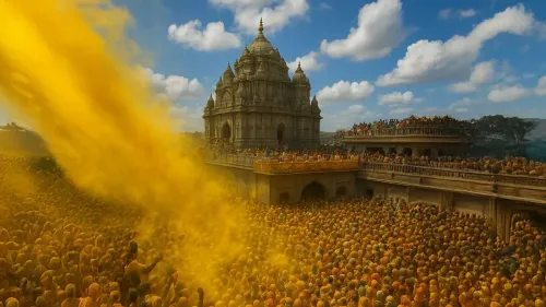 क्या महाराष्ट्र के इस मंदिर में हल्दी की होली खेली जाती है?