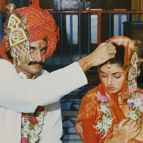 Is Bhagyashree Celebrating 37 Years of Love with Himalaya Dassani?