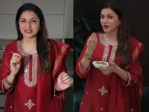 Bhagyashree Shares a Recipe for Nutritious Winter Laddoos