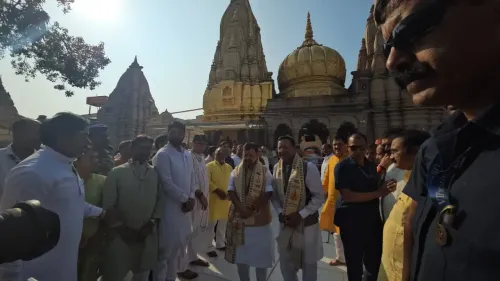 BJP राष्ट्रीय अध्यक्ष नितिन नवीन का काशी विश्वनाथ दर्शन, वाराणसी में 8 बैठकों से संगठन को धार