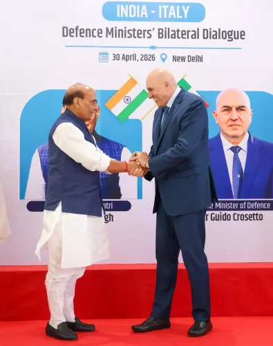 राजनाथ सिंह और इटली के रक्षा मंत्री गुइडो क्रोसेटो की द्विपक्षीय वार्ता, 2026-27 सैन्य सहयोग योजना पर सहमति