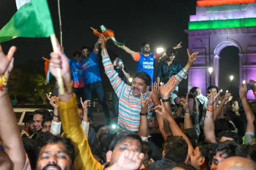 भारत की ऐतिहासिक जीत: टी-20 वर्ल्ड कप में न्यूजीलैंड को हराकर जश्न का माहौल