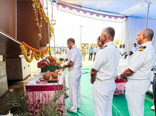 भारतीय तटरक्षक बल के चौथे NGOPV की कील-लेइंग, MDL बना रहा है 6 में से 4 स्वदेशी गश्ती पोत