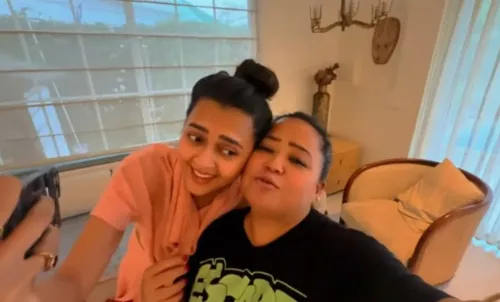 Bharti Singh's Son Gola Admires Tejasswi Prakash