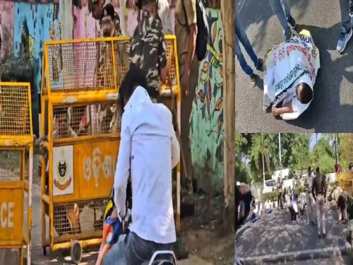 Bhubaneswar: Congress Protesters Encounter Bee Swarm Near IAS Officer's Residence