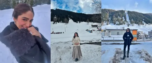 Bhumi Pednekar Faces 0-Degree Chill in Davos