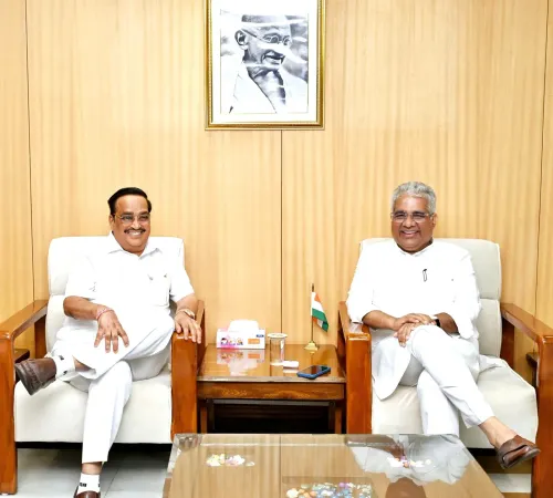 Bhupender Yadav Meets C. R. Patil, Discusses Viksit Bharat Goals