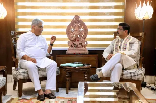 Bhupender Yadav Wishes Dharmendra Pradhan on Birthday