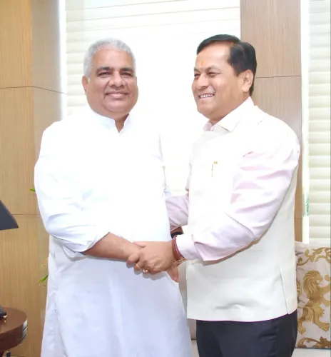 Bhupender Yadav Wishes Sonowal on Birthday, Hails Maritime Push