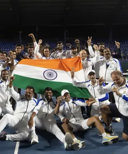 Could this be a breakthrough moment for Indian tennis? Pant celebrates India's Davis Cup qualifier victory over the Netherlands