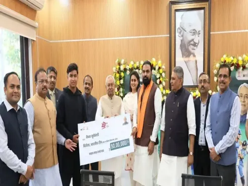 How Did Bihar CM Nitish Kumar Honor U-19 World Cup Star Vaibhav Suryavanshi?