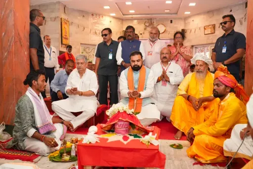 Bihar CM Samrat Choudhary Offers Prayers at Sitamarhi's Punaura Dham