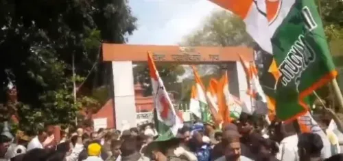 Is Bihar Congress Protesting Against Rising Unemployment in Patna?