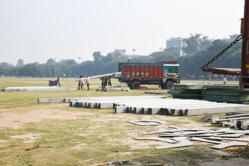 क्या बिहार में मुख्यमंत्री के शपथ ग्रहण समारोह को भव्य बनाने की तैयारी चल रही है?