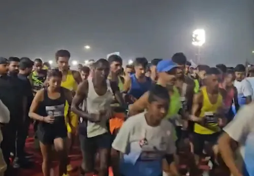 पटना में 'नशा मुक्त बिहार' के लिए विशाल मैराथन, 10,000 युवा बने हिस्सा