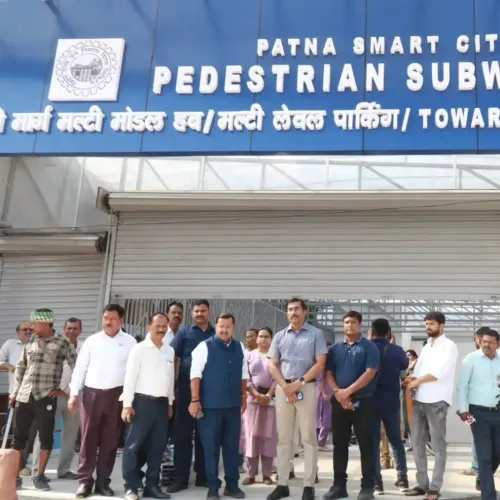 Is Bihar's First Pedestrian Subway Nearing Completion in Patna?
