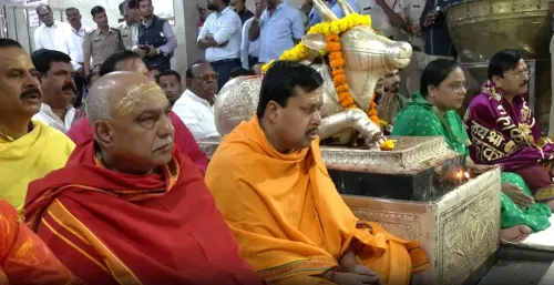 भाजपा अध्यक्ष नितिन नवीन ने महाकालेश्वर मंदिर में भस्म आरती में लिया भाग, देशवासियों की सुख-समृद्धि की माँगी कामना