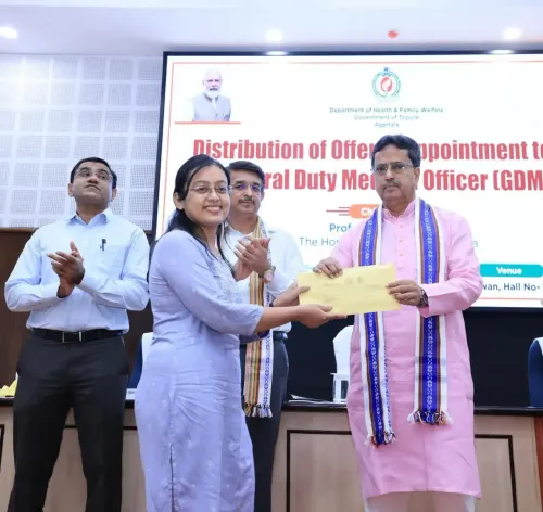 Has the BJP government created 20,036 jobs in Tripura?