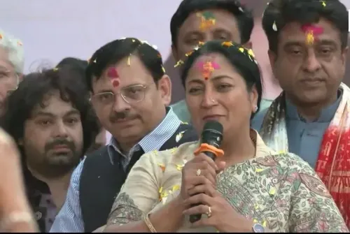 BJP Leaders Unite in Festive Holi Celebrations, Pledge Development Commitment