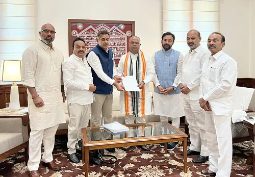 BJP Legislators Call for Dharmendra Pradhan's Intervention to Protect 400 Acres Near Hyderabad University