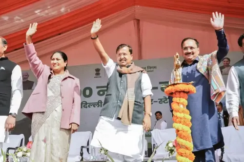 Did BJP President Nitin Nabin Launch 500 DTC E-Buses While Criticizing AAP Government?