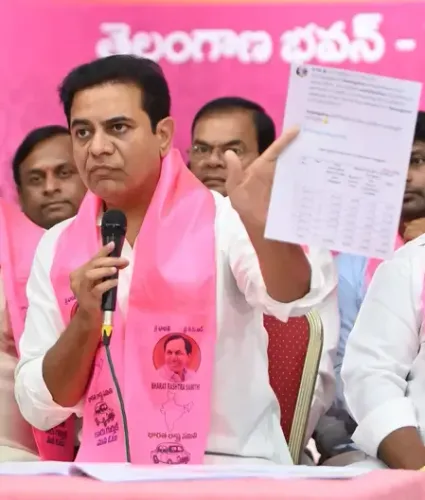 KTR Accuses BJP of Anti-Telangana Sentiments