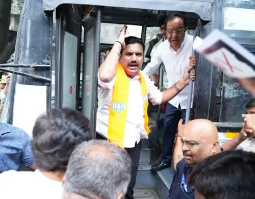 Why Were K'taka BJP Leaders Detained During Their Protest March to the CM's Residence?