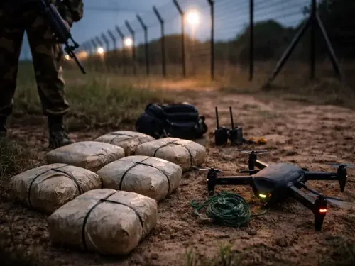 What Did the BSF and Police Recover from the J&K International Border?
