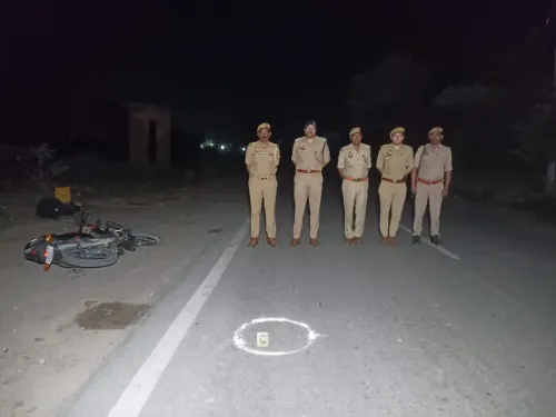 बुलंदशहर में पुलिस और बदमाश के बीच मुठभेड़, 50 हजार का इनामी विनोद शर्मा गिरफ्तार