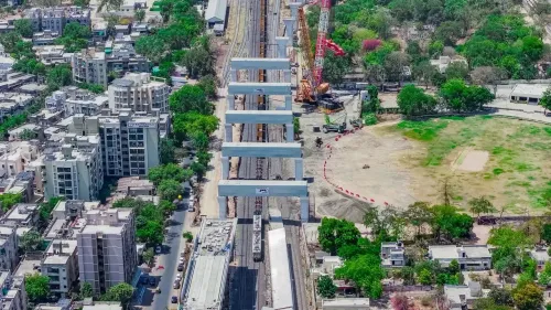 Mumbai-Ahmedabad Bullet Train: 5 portal beams launched over Ahmedabad-Vadodara line in 22 days