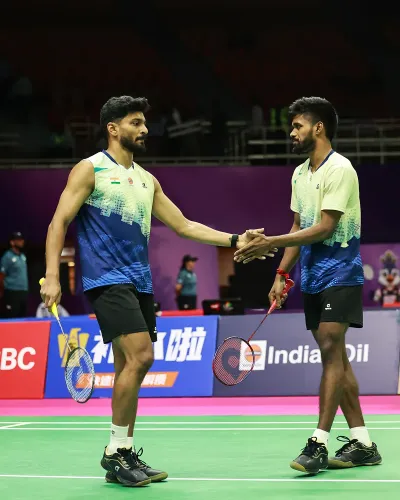 BWF वर्ल्ड चैंपियनशिप 2026: अर्जुन-हरिहरन की जोड़ी राउंड ऑफ 32 में, भारत की घरेलू मैदान पर दमदार शुरुआत