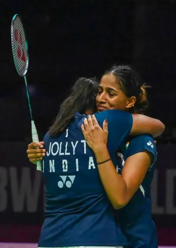 BWF World C'ships: Treesa-Gayatri stun world No. 4 China, seal India's first women's doubles medal since 2011