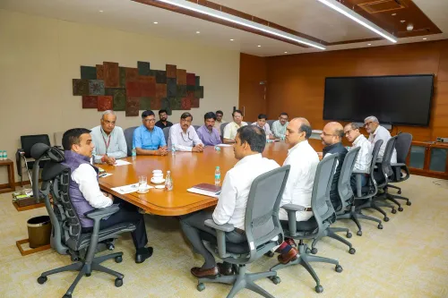 Gandhinagar: Harsh Sanghavi meets Prasar Bharati delegation