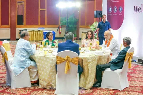 New Delhi: Amit Shah Hosts Dinner for Padma Awardees